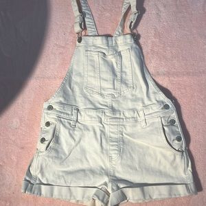 White Overalls -Old Navy